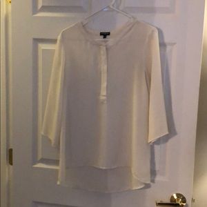 Express quarter zip blouse